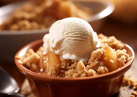 Hasselback-Apples mit Knusper-Kruste