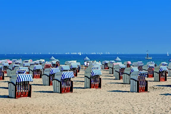 Ostsee Strandkörbe